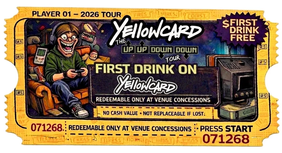 First drink's on Yellowcard